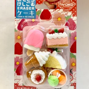 Iwako Erasers- Cakes and Ice Cream packagin