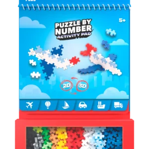 Puzzle By Number Activity Pad- Transportation