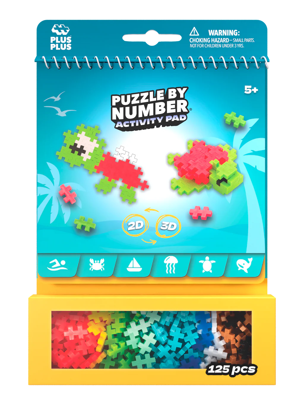 Puzzle By Number Activity Pad- Ocean