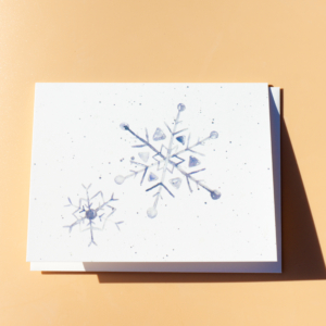 Watercolor Cards snowflake
