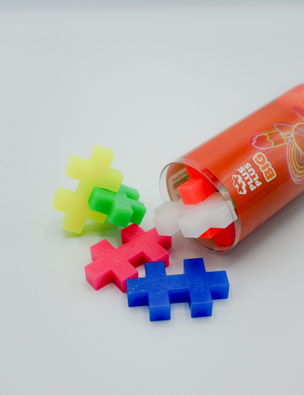 Plus-Plus Puzzle Tubes BIG (Neon) - Image 2