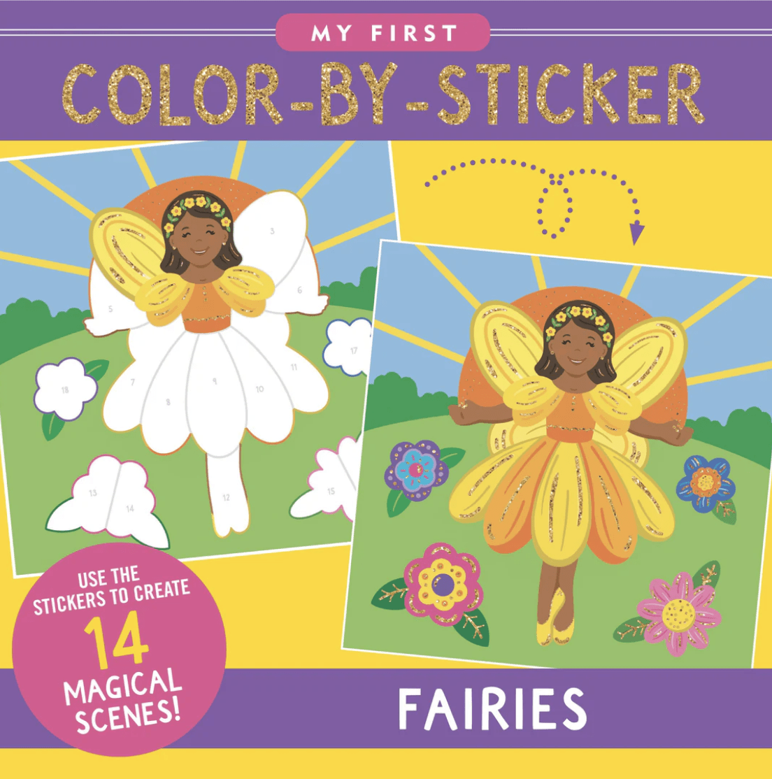 Color By sticker Fairies cover