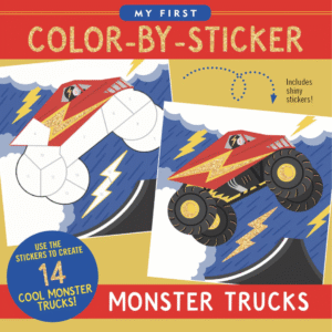 Color-By- Sticker Monster Trucks