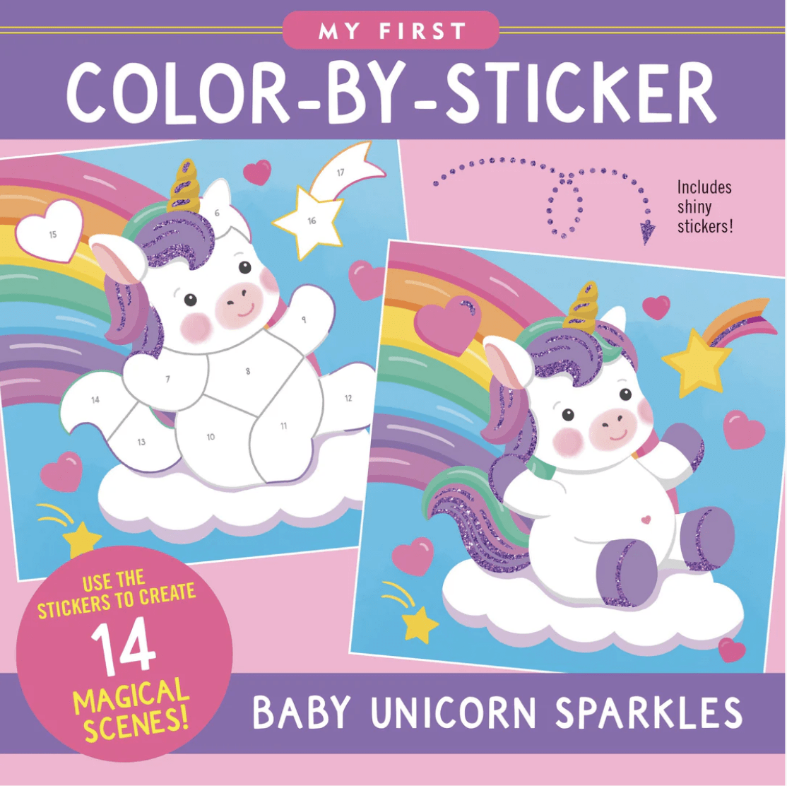 Color-By-Sticker Baby Unicorn Sparkles