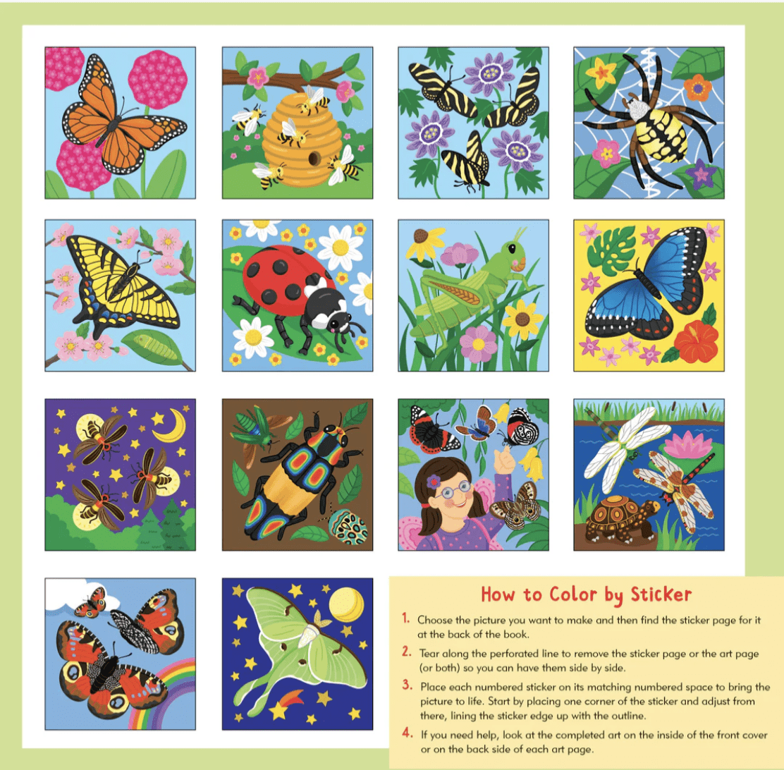 Color-by-Sticker (Butterflies and Bugs) - Image 2