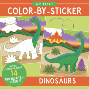 Color By Sticker Dinosaurs