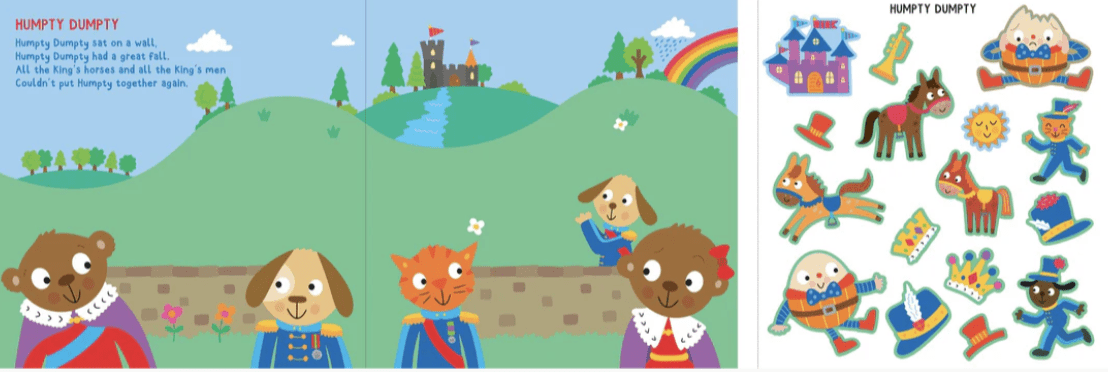 My First Sticker Book Nursery Rhymes Humpty Dumpty