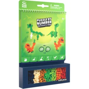 Puzzle By Number Activity Pad- Dinosaurs