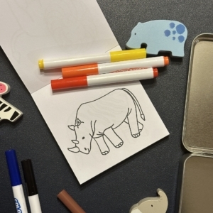 Rhino Coloring Sheet