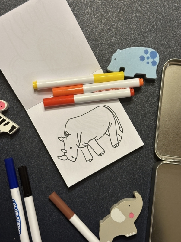 Rhino Coloring Sheet