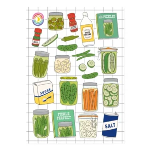 Glossy Sticker Sheet- Pickles