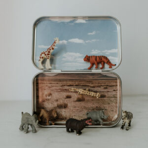 Safari Magnetic Animal Tin